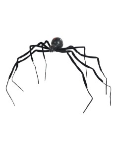 Araña gigante para Halloween en escaparates de tiendas 2