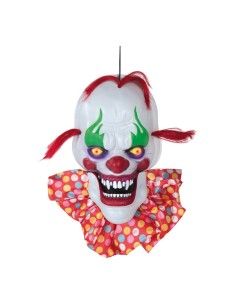 Cabeza de payaso hablando Para escaparates y fiestas en Halloween 2
