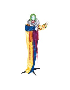 Payaso de terror con soporte Para escaparates y fiestas en Halloween 2