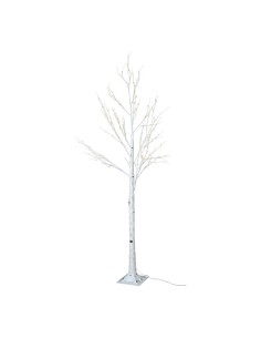 Árbol de abedul con luz LED para decorar escaparates y centros comerciales 2