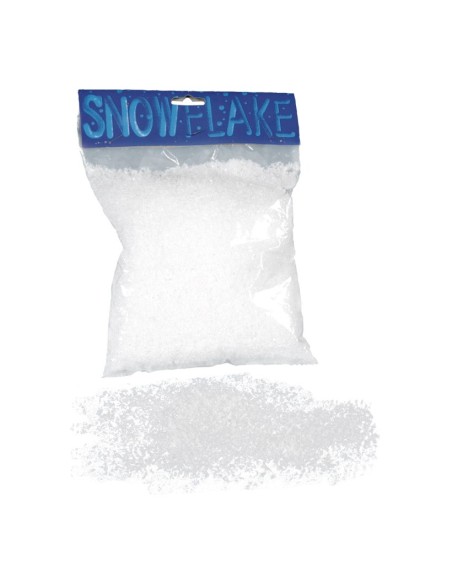 Nieve artificial para escaparates y ambiente invernal