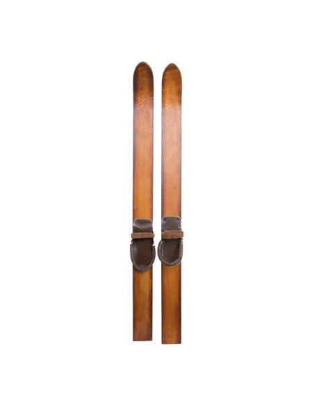 Esquís de madera Para escaparates de invierno en tiendas y centros comerciales
