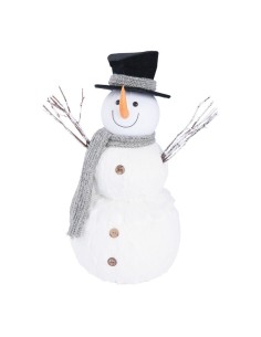 Muñeco de nieve para decoración de escaparates en invierno 2