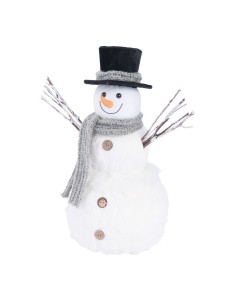 Muñeco de nieve para decoración de escaparates en invierno 2