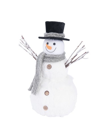 Muñeco de nieve para decoración de escaparates en invierno