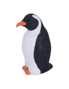 Pingüino decorativo para escaparates de invierno con letras y textos 2