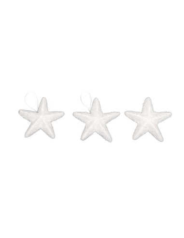 Estrellas de nieve Para escaparates de invierno en tiendas y centros comerciales
