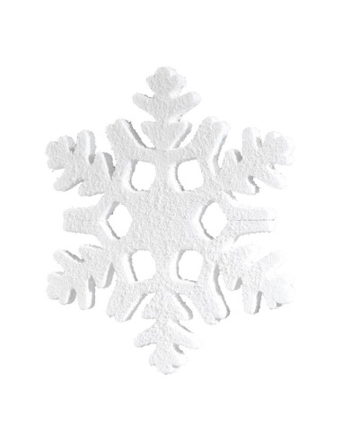 Copo de nieve Para escaparates de invierno en tiendas y centros comerciales