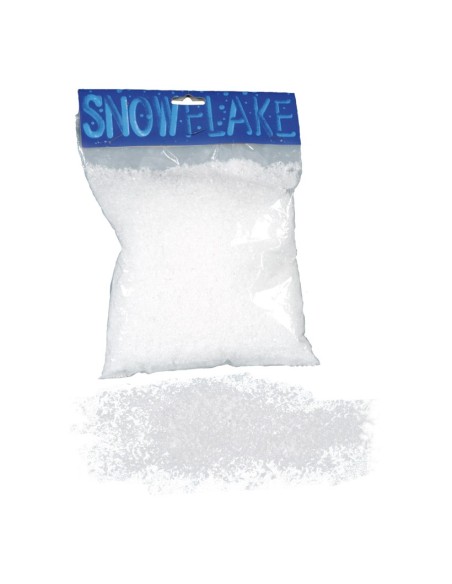 Nieve artificial para escaparates y ambiente invernal