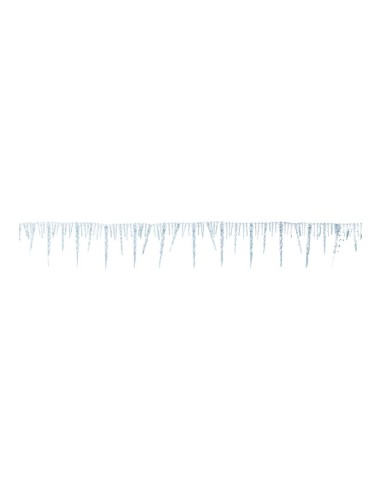 Cadena de carámbanos Para escaparates de invierno en tiendas y centros comerciales