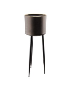 Macetero con patas largas de metal para la decoración navideña de centros comerciales calles tiendas 2