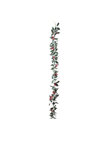 Guirnalda de ilex para la decoración de centros comerciales calles y tiendas