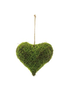 Corazón de hierba decorativa para la decoración navideña de centros comerciales calles tiendas 2