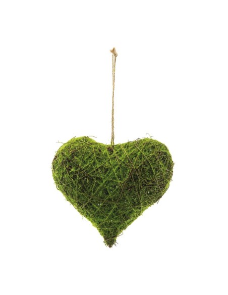 Corazón de hierba decorativa para la decoración navideña de centros comerciales calles tiendas