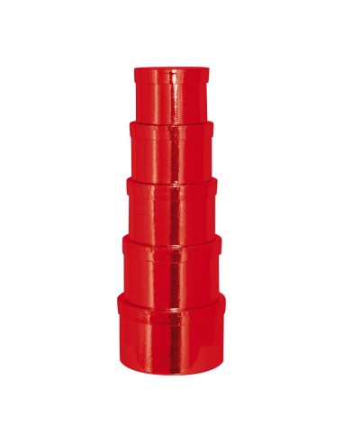 Caja circular de regalo para la decoración de árboles de navidad