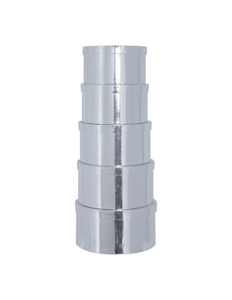 Caja circular de regalo para la decoración de árboles de navidad