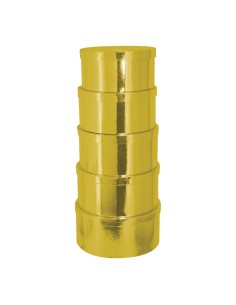 Caja circular de regalo para la decoración de árboles de navidad 2