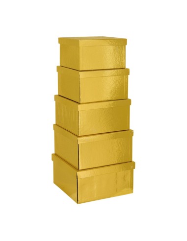 Caja rectangular de regalo para la decoración de árboles de navidad