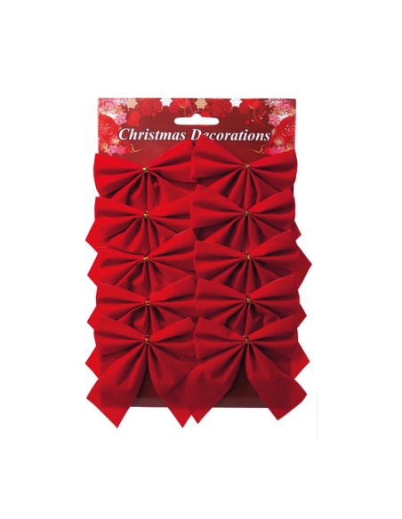 Lazos de terciopelo para la decoración de árboles de navidad