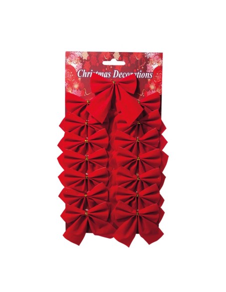 Lazos de terciopelo para la decoración de árboles de navidad