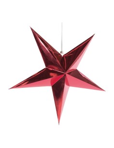 Estrella decorativa de papel para la decoración de centros comerciales calles y tiendas 2