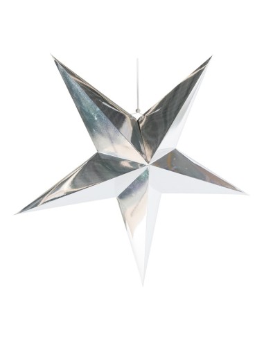 Estrella decorativa de papel para la decoración de centros comerciales calles y tiendas