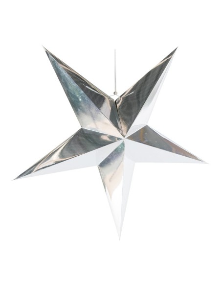 Estrella decorativa de papel para la decoración de centros comerciales calles y tiendas