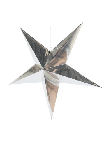 Estrella decorativa de papel para la decoración de centros comerciales calles y tiendas