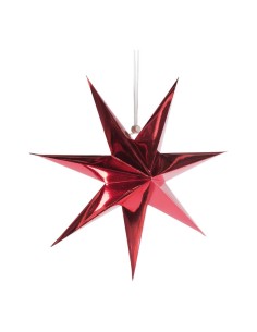 Estrella decorativa de papel para la decoración de centros comerciales calles y tiendas 2