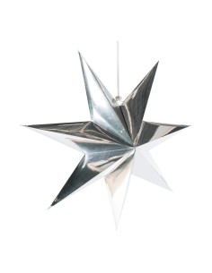 Estrella decorativa de papel para la decoración de centros comerciales calles y tiendas 2