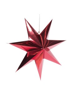 Estrella decorativa de papel para la decoración de centros comerciales calles y tiendas 2