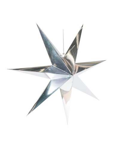 Estrella decorativa de papel para la decoración de centros comerciales calles y tiendas