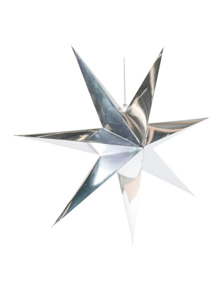 Estrella decorativa de papel para la decoración de centros comerciales calles y tiendas