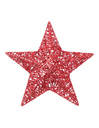 Estrella trenzada 3D para la decoración de centros comerciales calles y tiendas