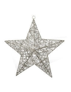 Estrella trenzada 3D para la decoración de centros comerciales calles y tiendas 2
