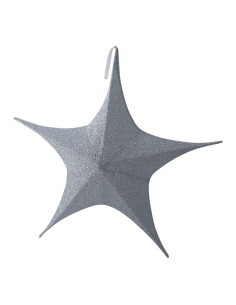 Estrella textil decorativa para la decoración de centros comerciales calles y tiendas 2