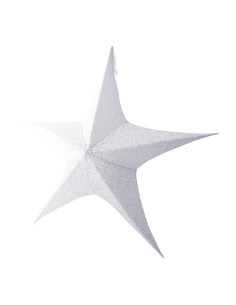 Estrella textil decorativa para la decoración de centros comerciales calles y tiendas 2