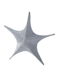 Estrella textil decorativa para la decoración de centros comerciales calles y tiendas 2