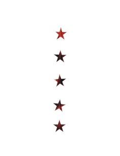 Guirnalda de estrellas para la decoración de centros comerciales calles y tiendas 2
