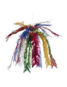 Palmeras de flecos de plástico para la decoración navideña de centros comerciales calles tiendas 2