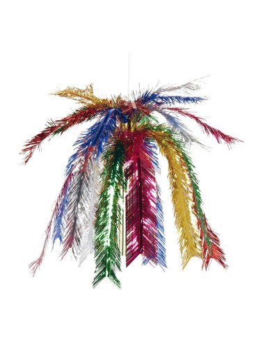 Palmeras de flecos de plástico para la decoración navideña de centros comerciales calles tiendas