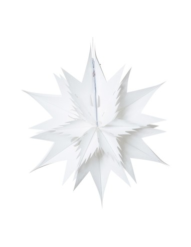 Estrella de papel metálico para la decoración de centros comerciales calles y tiendas