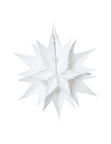 Estrella de papel metálico para la decoración de centros comerciales calles y tiendas