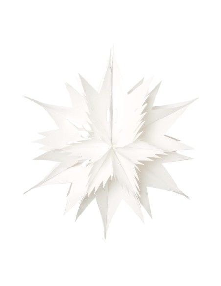 Estrella de papel metálico para la decoración de centros comerciales calles y tiendas