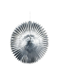 Abanico de fiesta de plástico brillante para la decoración navideña de centros comerciales calles tiendas 2