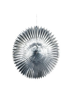 Abanico de fiesta de plástico brillante para la decoración navideña de centros comerciales calles tiendas 2