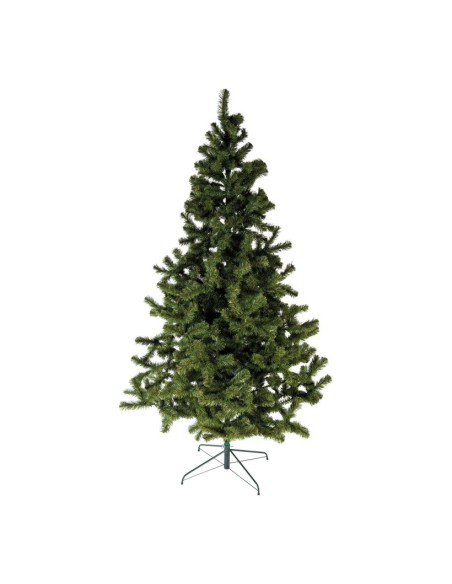 Abeto noble con soporte para la decoración de navidad con bolas y accesorios