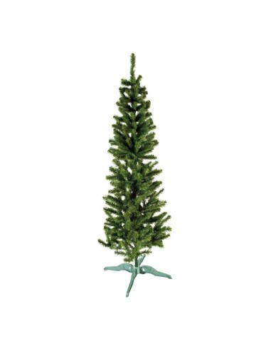 Abeto noble con soporte delgado para la decoración de navidad con bolas y accesorios