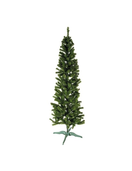 Abeto noble con soporte delgado para la decoración de navidad con bolas y accesorios
