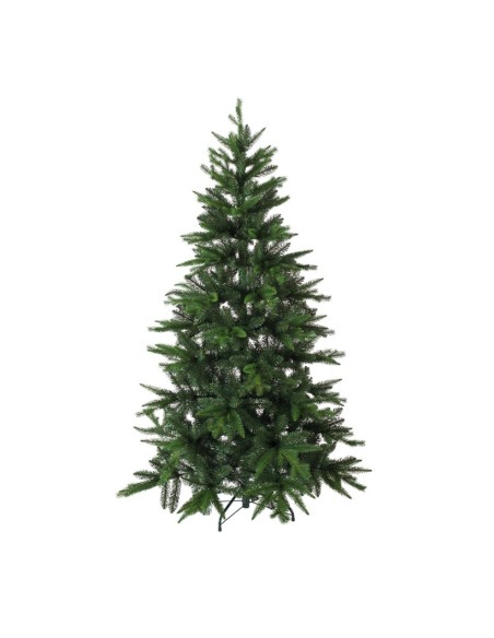 Abeto noble con soporte de metal para la decoración de navidad con bolas y accesorios